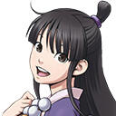 Maya Fey from Ace Attorney.